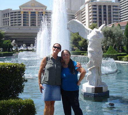 Kitty and Nava in Las Vegas