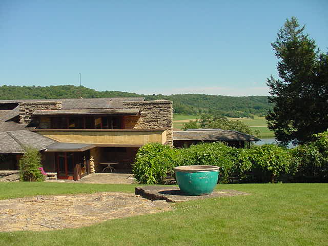 Main House far right from above