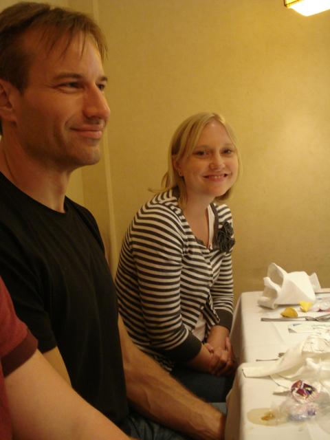 Dinner at peking duck house - Varis and Erin