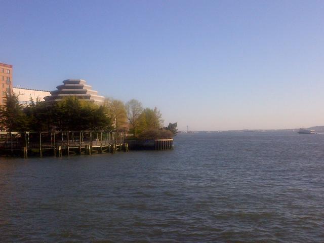 View South with Holocaust Museum