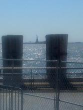 Statue of liberty and pier