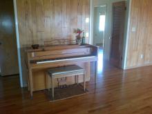 and the piano