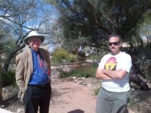 Bill and Steve, 2012 visit