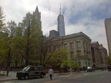 Woolworth Building and Freedom Tower