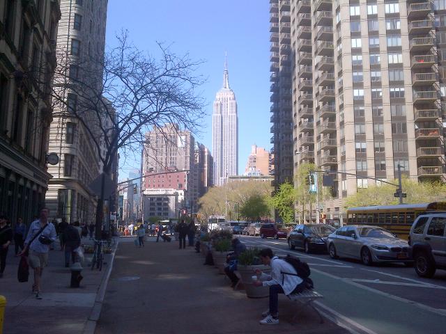 Empire State from Broadway and 23rd
