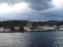 Svelvik from Ferry
