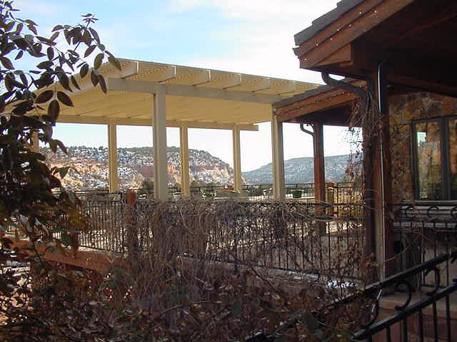porch at visitor center