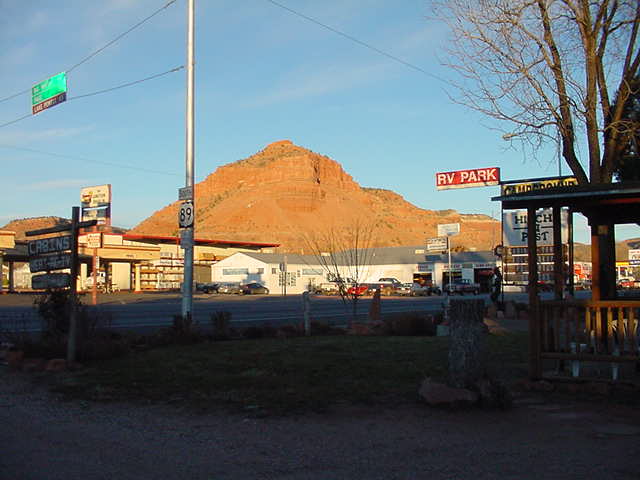 view from our RV park in Kanab